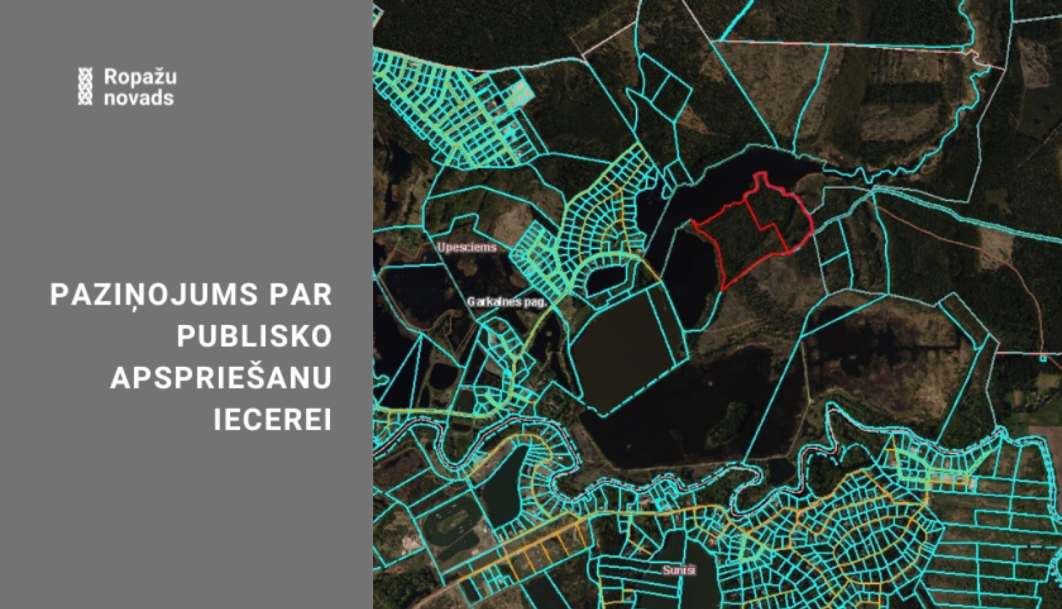 Paziņojums par pubisko apspriešanu