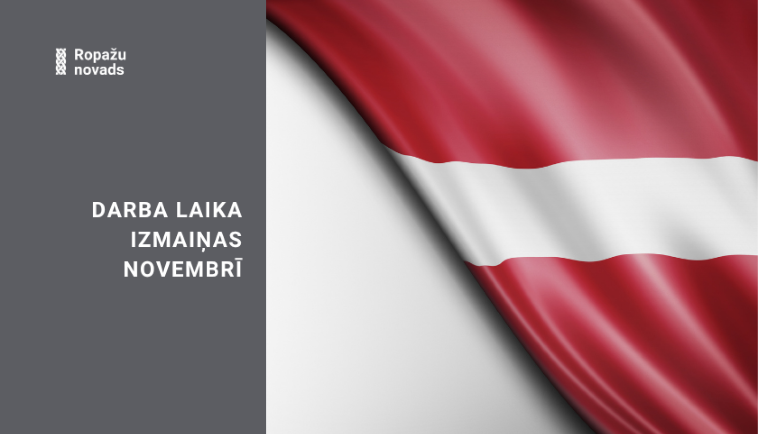 novembrī Ropažu novads