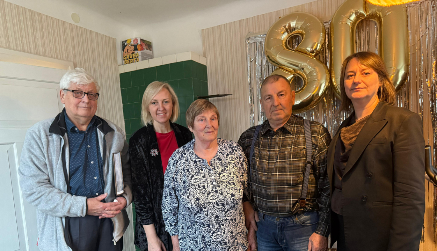 80 gadu jubilejā sveikts politiski represētais Ropažu pagasta iedzīvotājs Māris Miltiņš