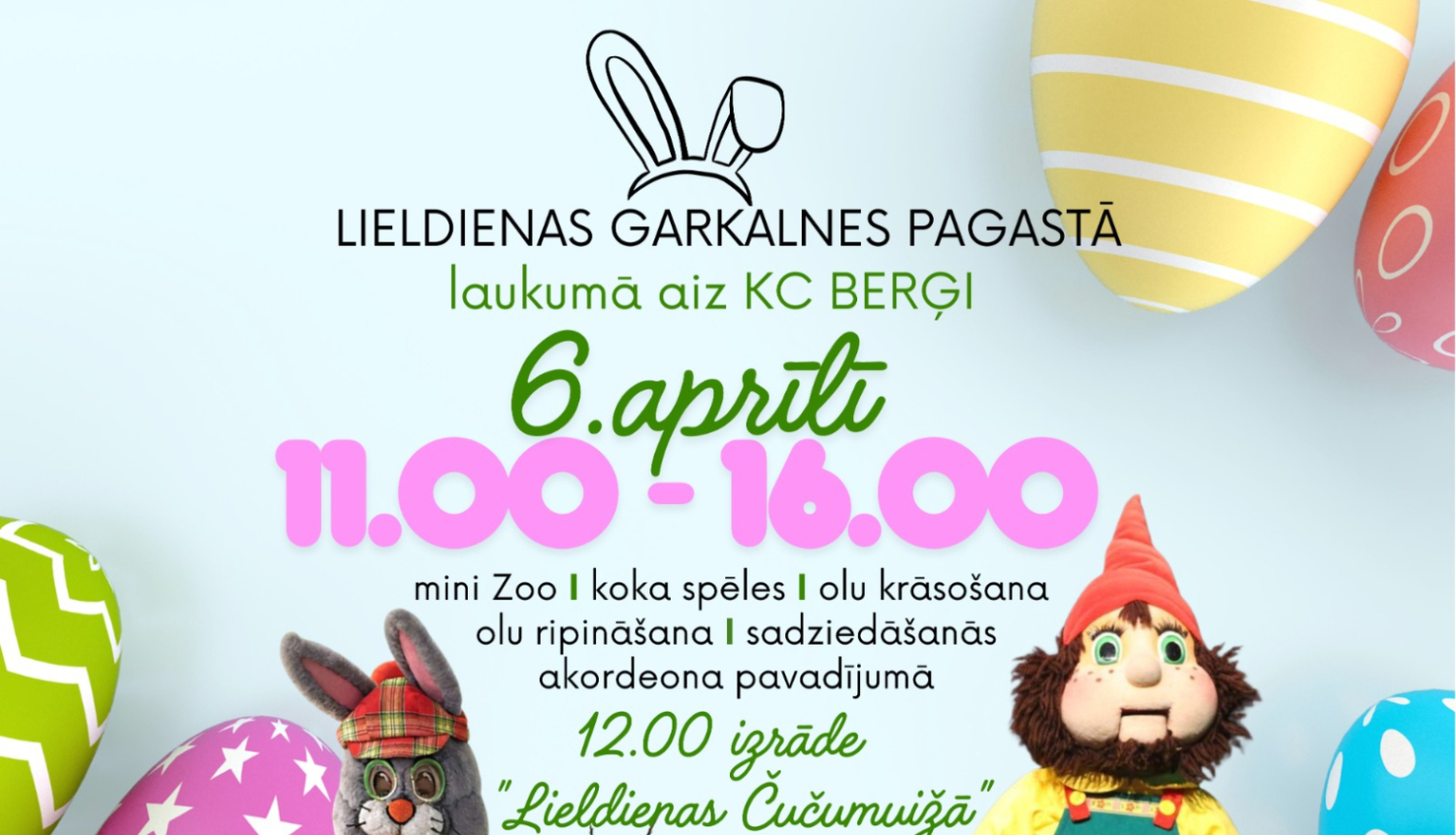 Lieldienas Garkalnes pagastā, afiša