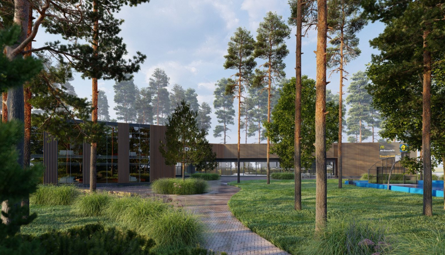 Vizualizācija projektam, ko īstenos p5, p4 rotācijas aplī