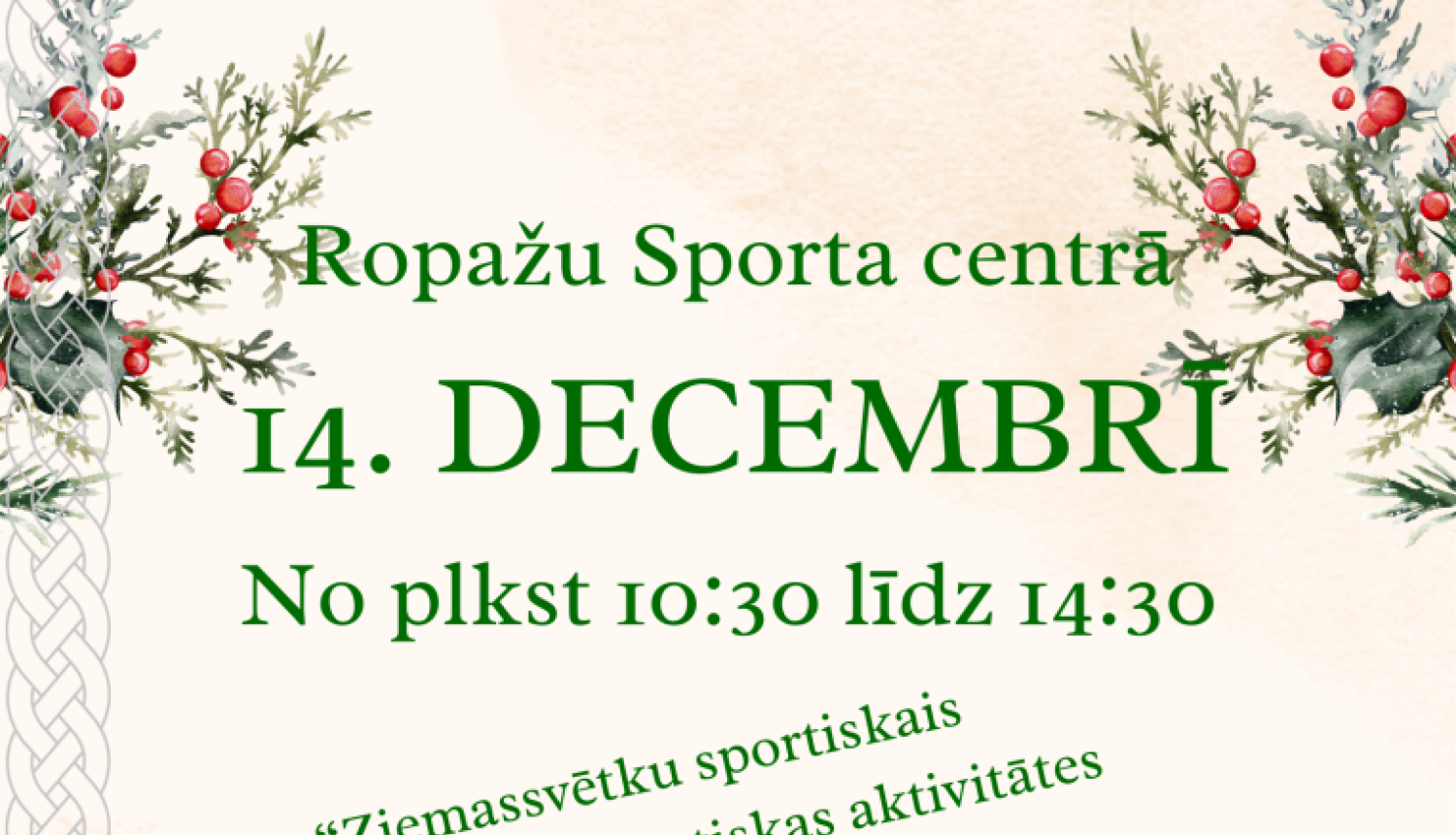 Ziemassvētku sportiskais jampadracis
