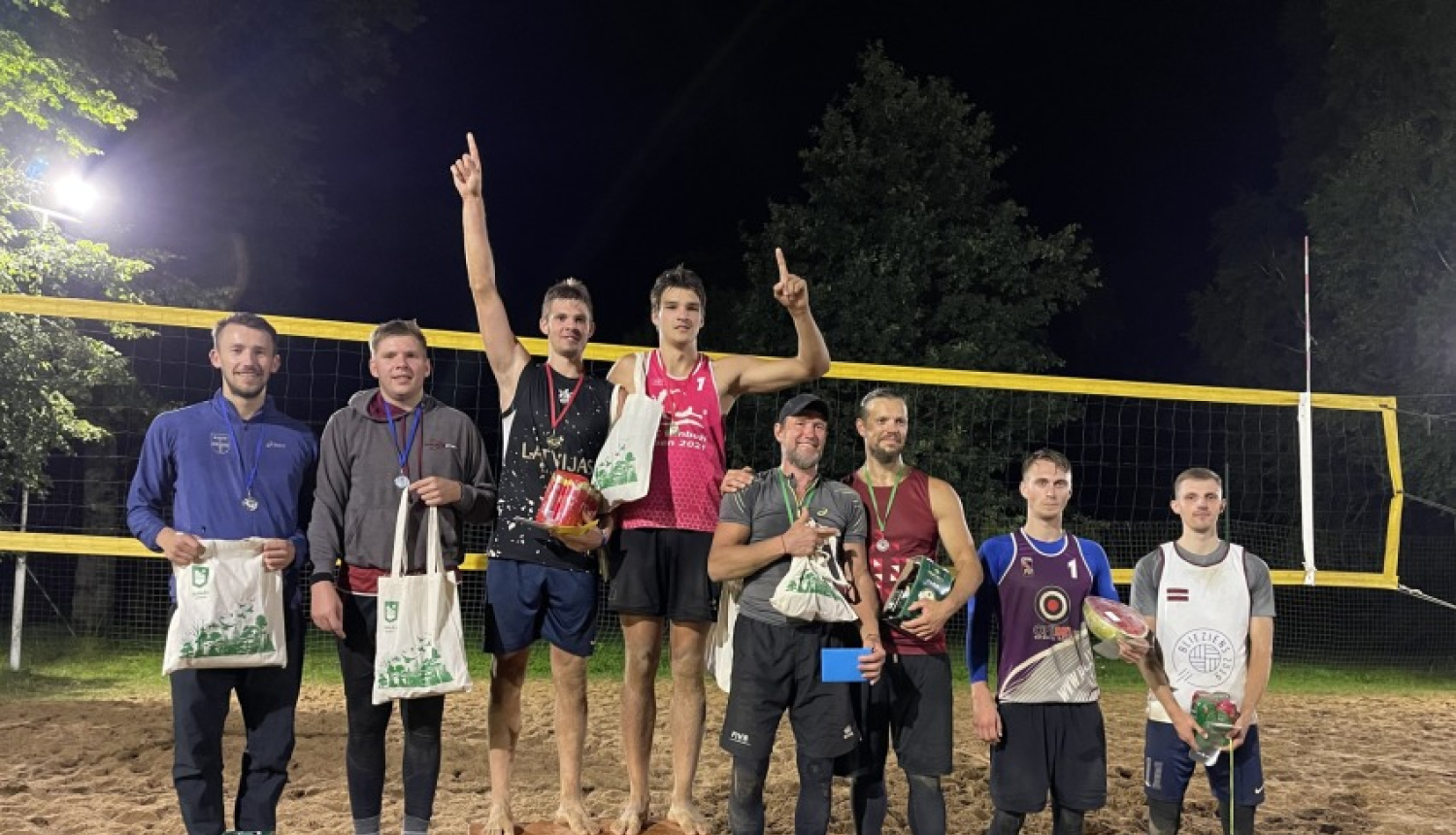 2. Posms nakts turnīrā pludmales volejbolā Ropažos