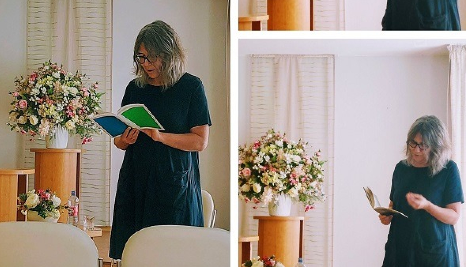 Vangažu pilsētas bibliotēkas lasītāji tiekas ar dzejnieci Annu Auziņu