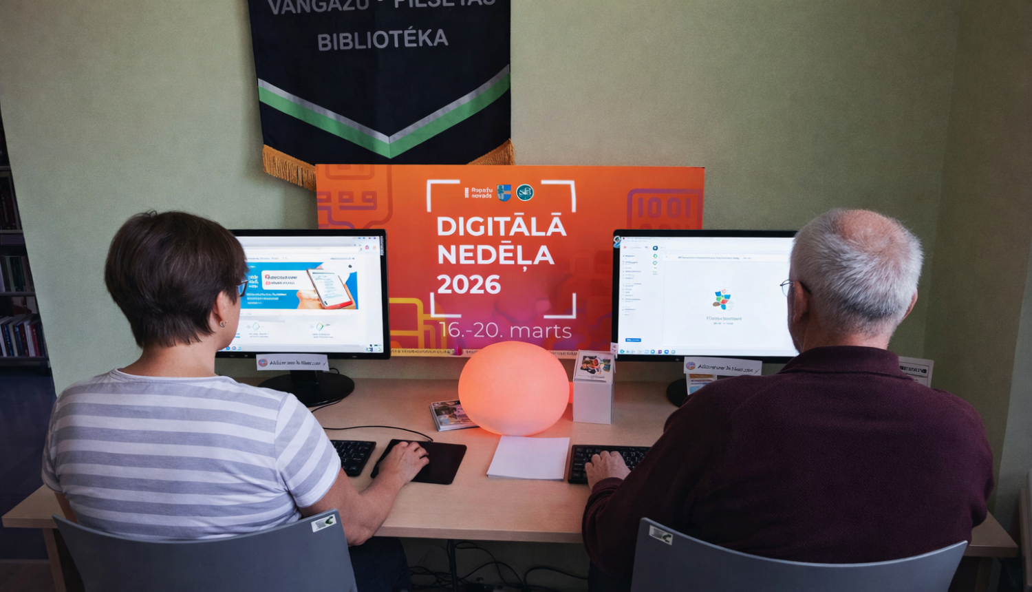Digitālā nedēļa Vangažu pilsētas bibliotēkā