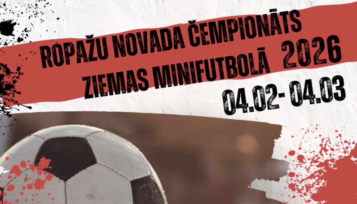 Ropažu novada čempionāts Ziemas minifutbolā 2026