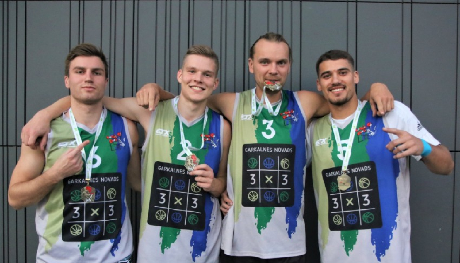 “Garkalnes runču” 3x3 basketbolisti kļūst par trīskārtējiem čempioniem