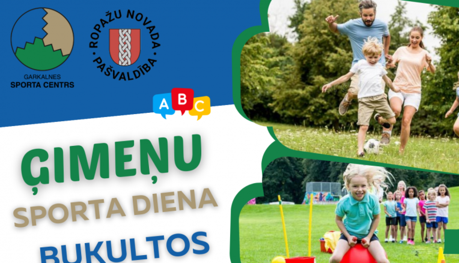 Ģimeņu sporta diena Bukultos