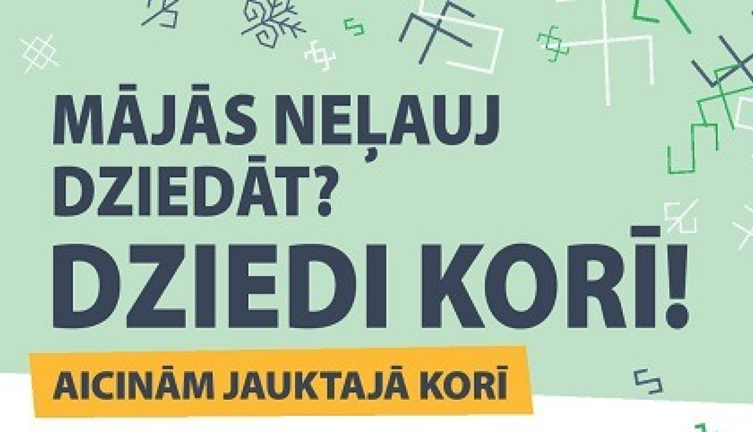 22. septembrī Jauktais koris "Garkalne" rīko jauno dziedātāju uzņemšanu