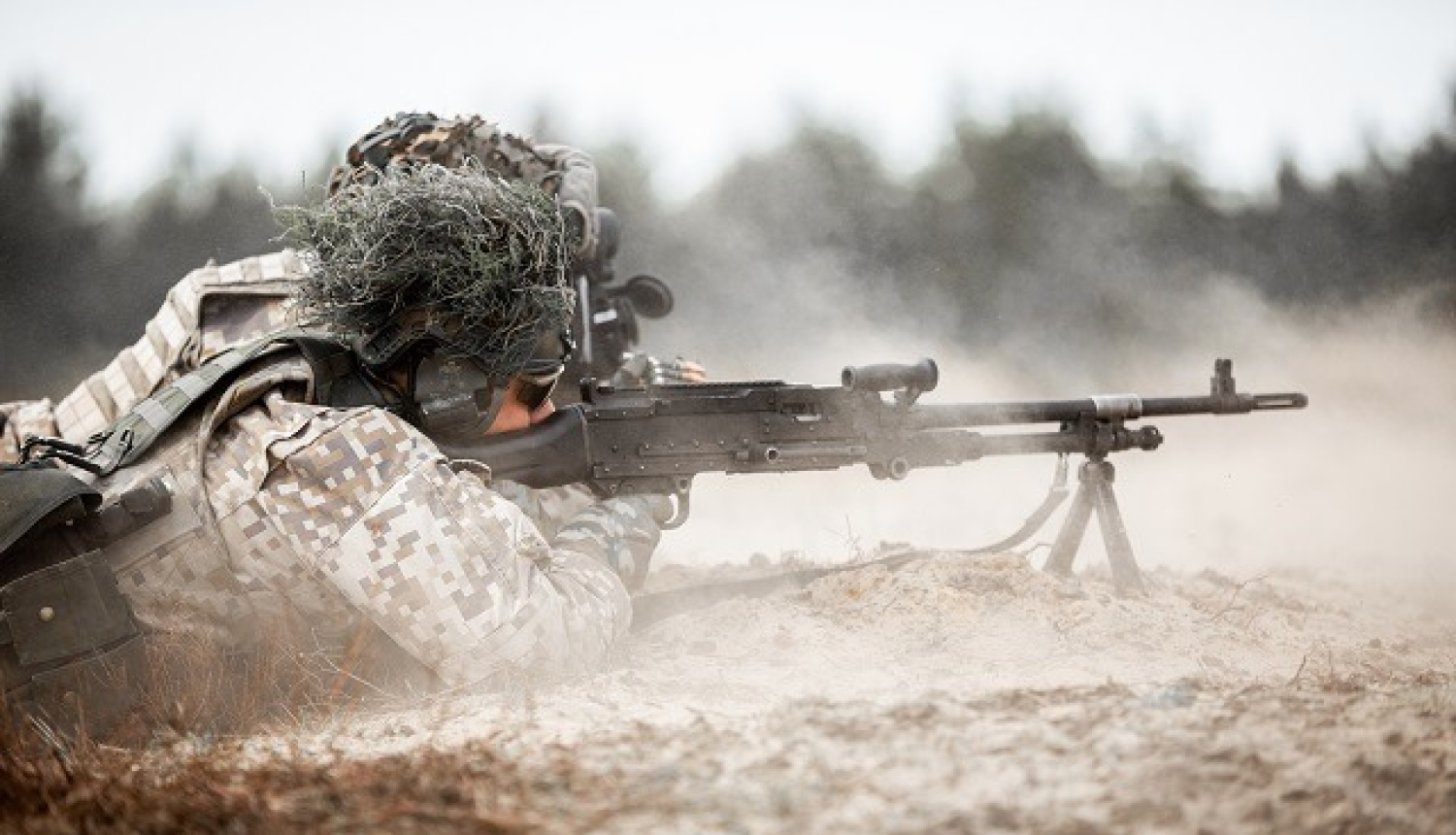 Ložmetēju kaujas šaušanas apmācība 