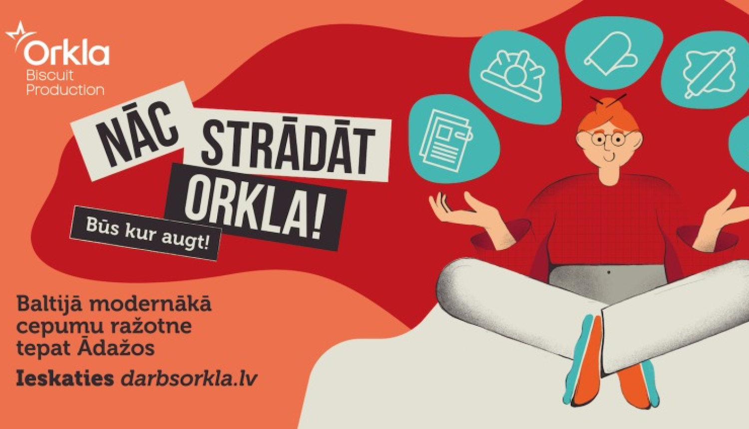 Nāc strādāt jaunajā “Selga” cepumu un vafeļu ražotnē Ādažos