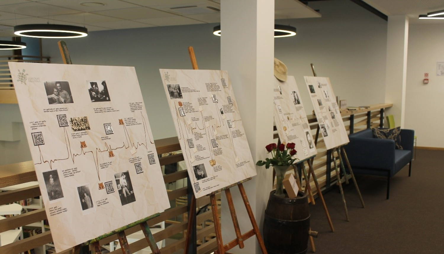 Aprīlī notika vairāki novada dzejnieka un atdzejotāja Pētera Brūvera 65. jubilejai veltītie pasākumi Ulbrokas bibliotēkā