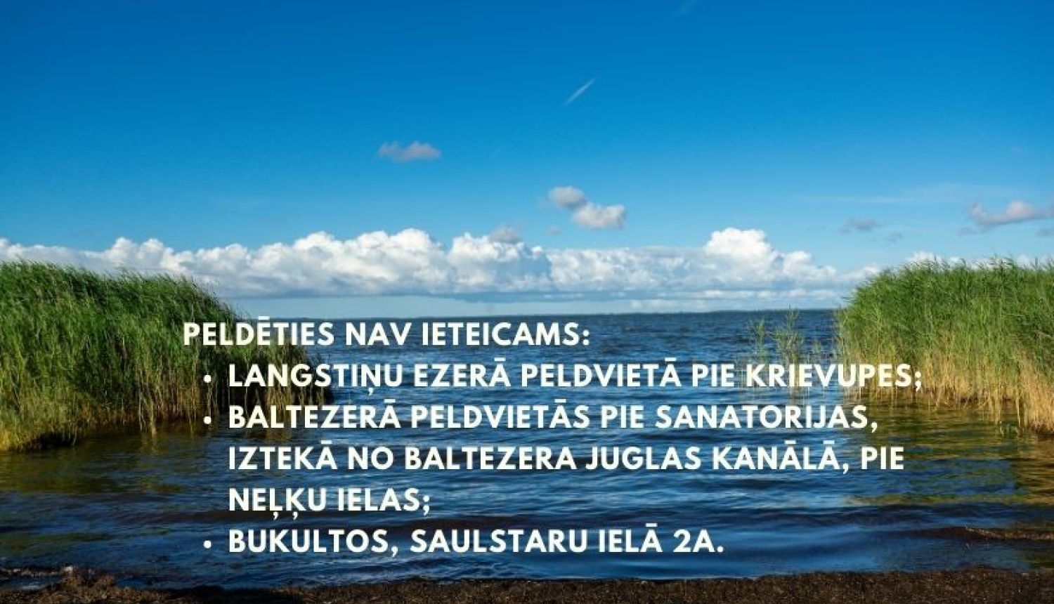 Ūdens kvalitāte peldvietās, 25. augusts