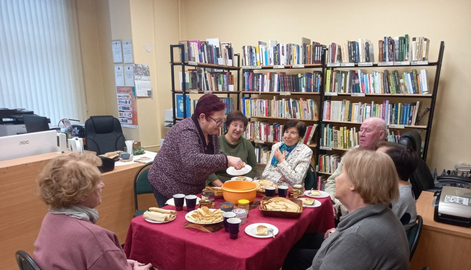 Pankūku vakars Sauriešu bibliotēkā