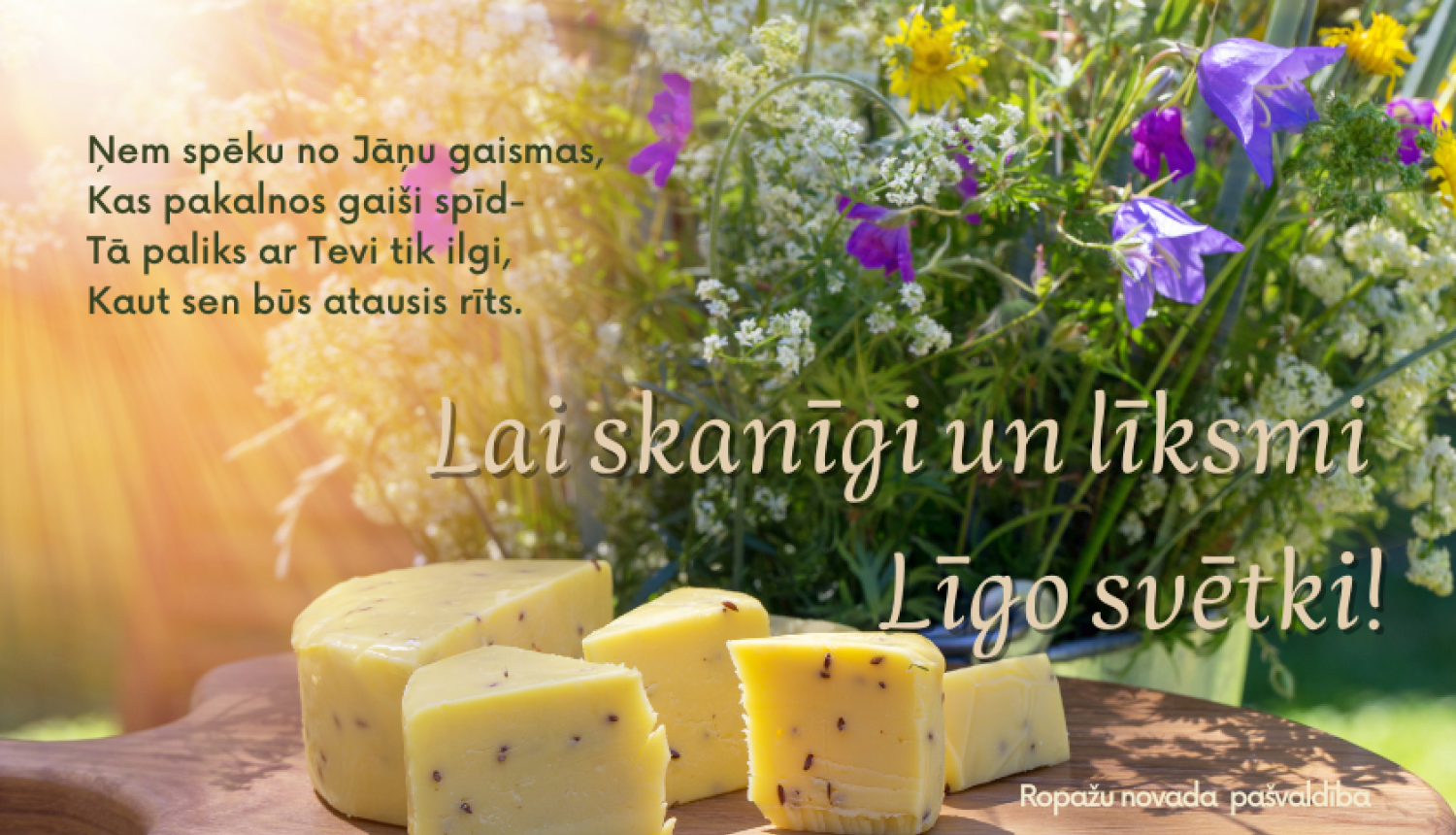 Sveicam Līgo svētkos