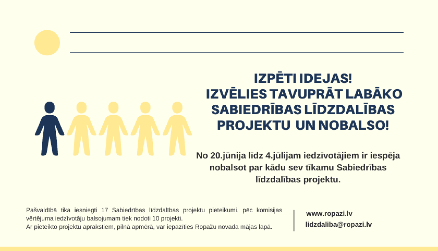 Sabiedrības līdzdalības projekti