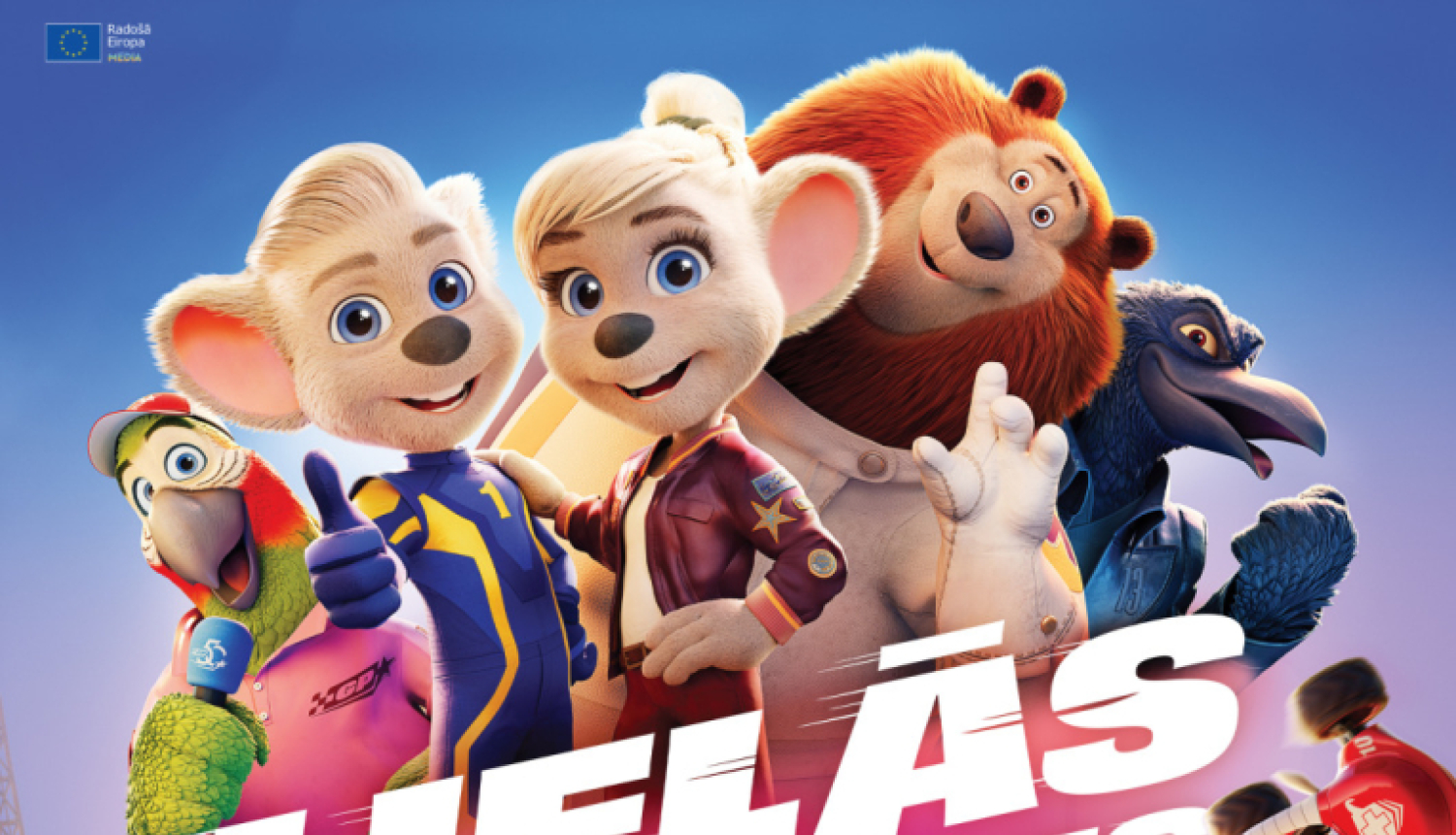 Lielās sacīkstes cauri Eiropai, multfilma