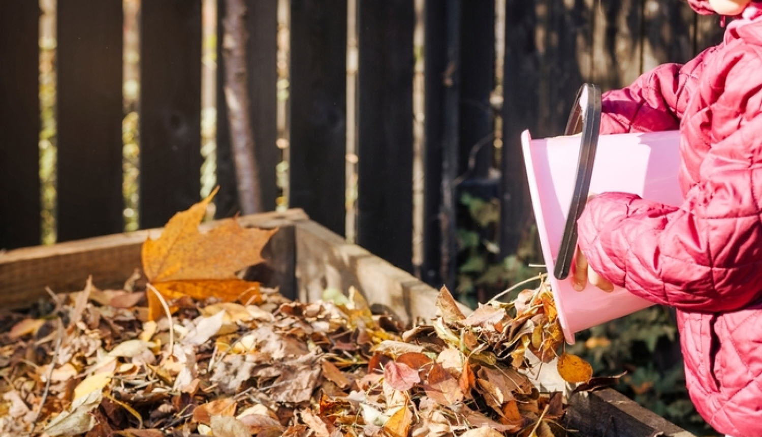 Rudens lapu nodošana