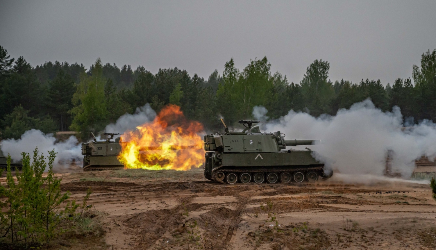 Kaujas haubiču apmācība