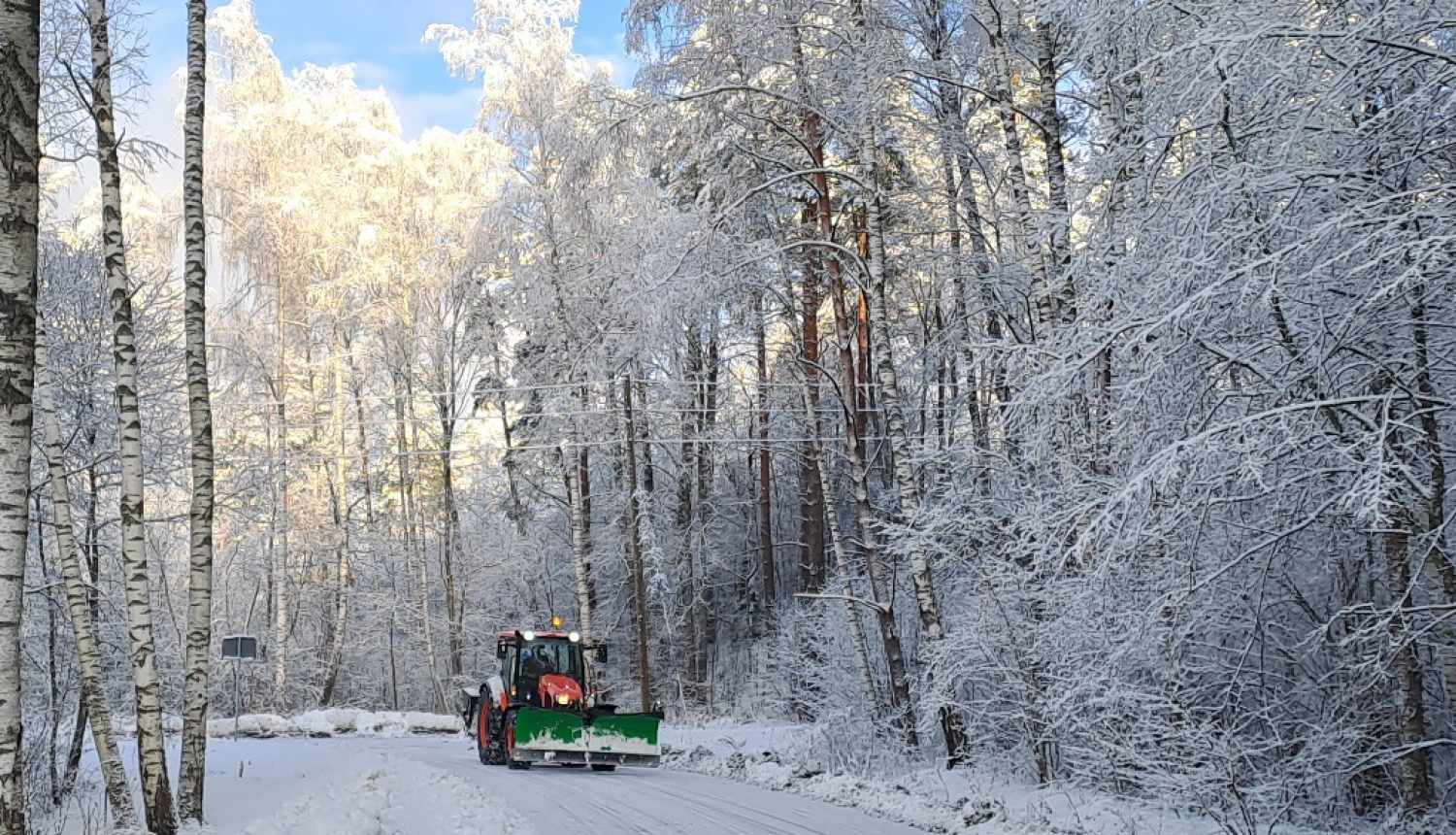 Sniega tīrīšanas tehnika
