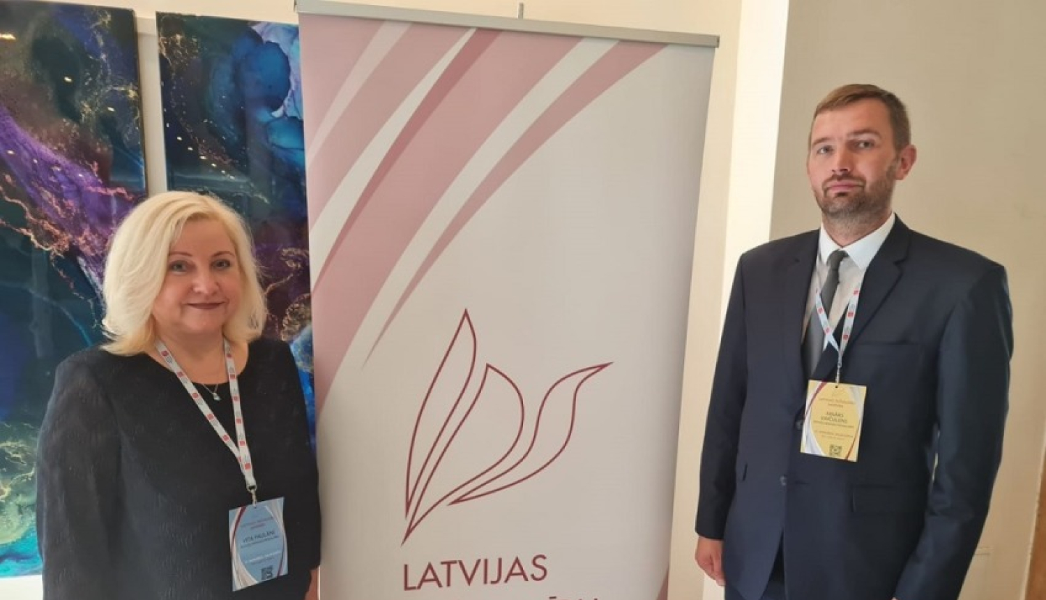 Ropažu novada domes priekšsēdētāja Vita Paulāne un vietnieks Ainārs Vaičulens piedalījās LPS 31. kongresā