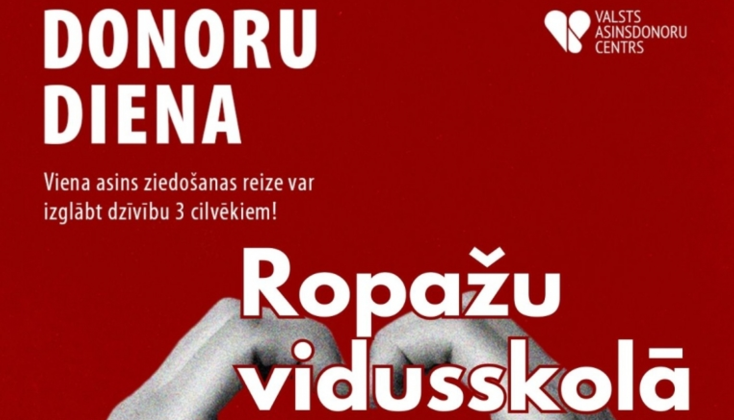 Asins donoru diena Ropazu vidusskolā 25. augustā