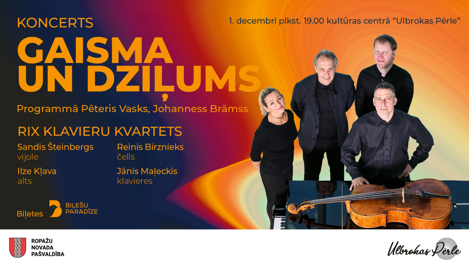 Koncerts “Gaisma un dziļums” 