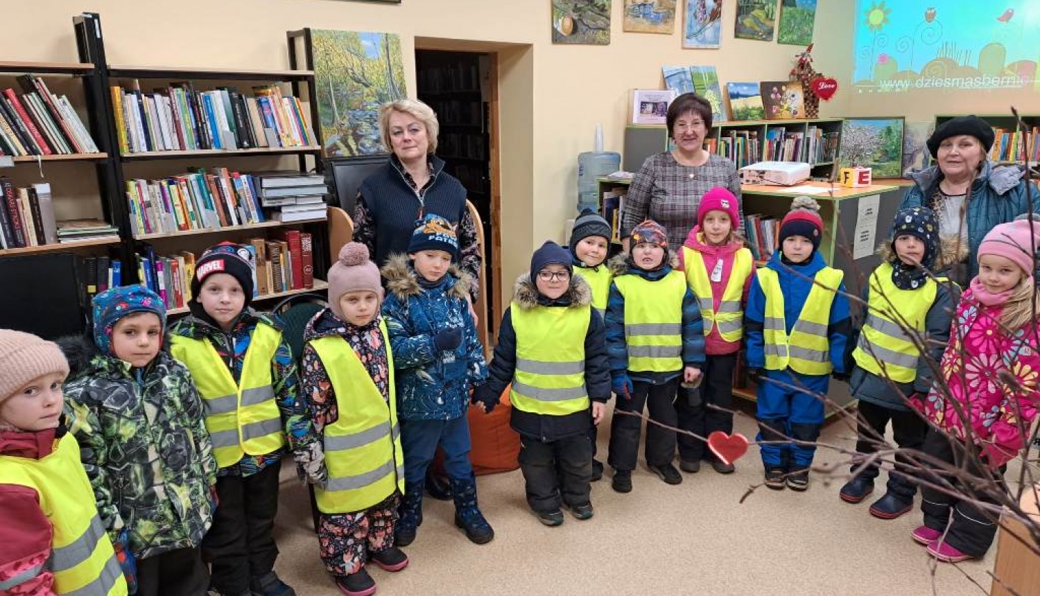Aktivitāšu cikls "Esi aktīvs Sauriešu bibliotēkas apmeklētājs!