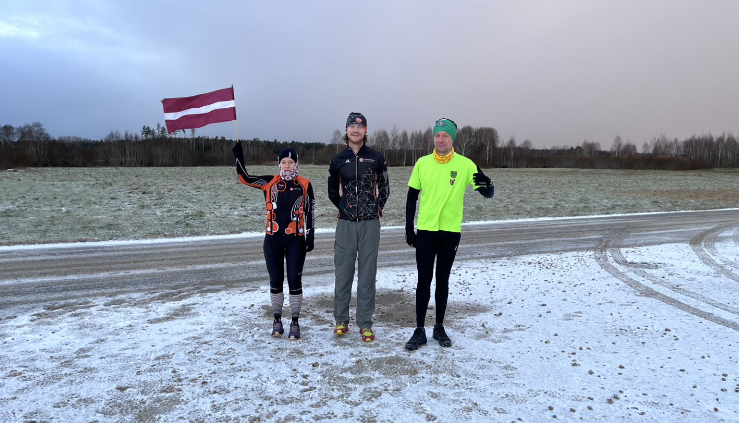 stafetes skrējiens “Ropaži skrien 107”