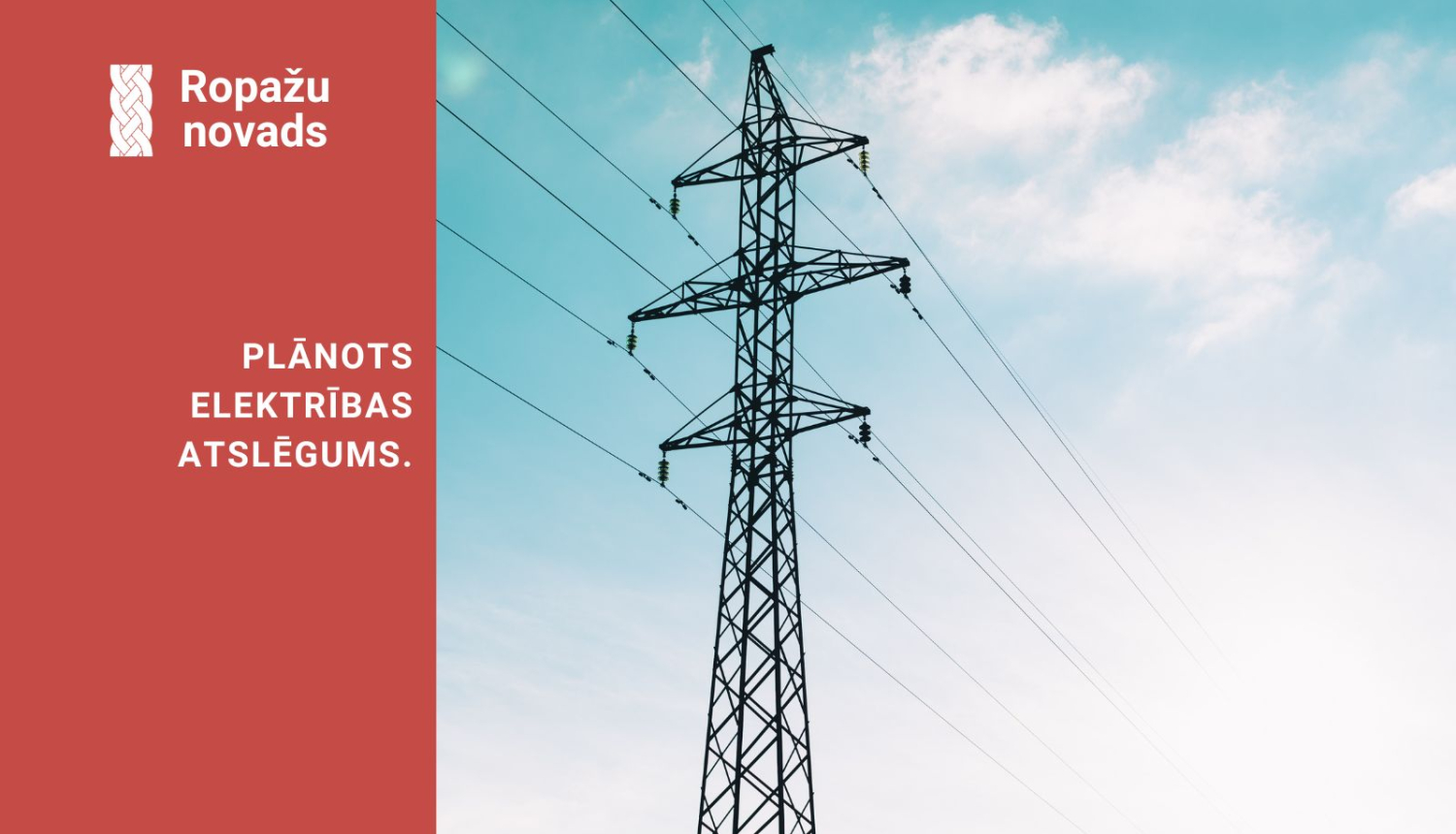 Plānots elektrības atslēgums