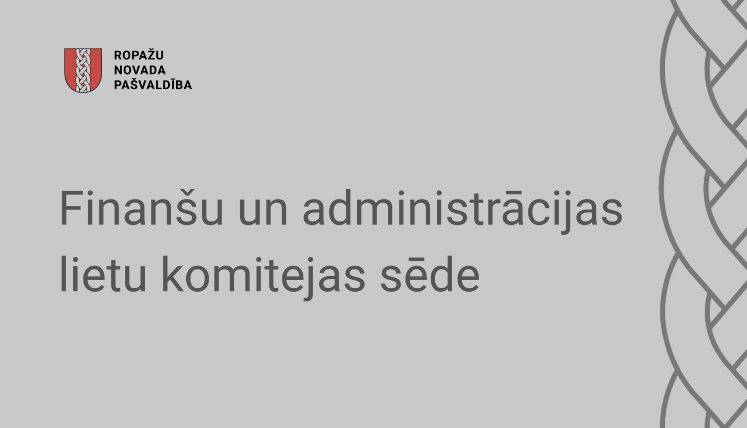 Finanšu un administrācijas lietu komiteja