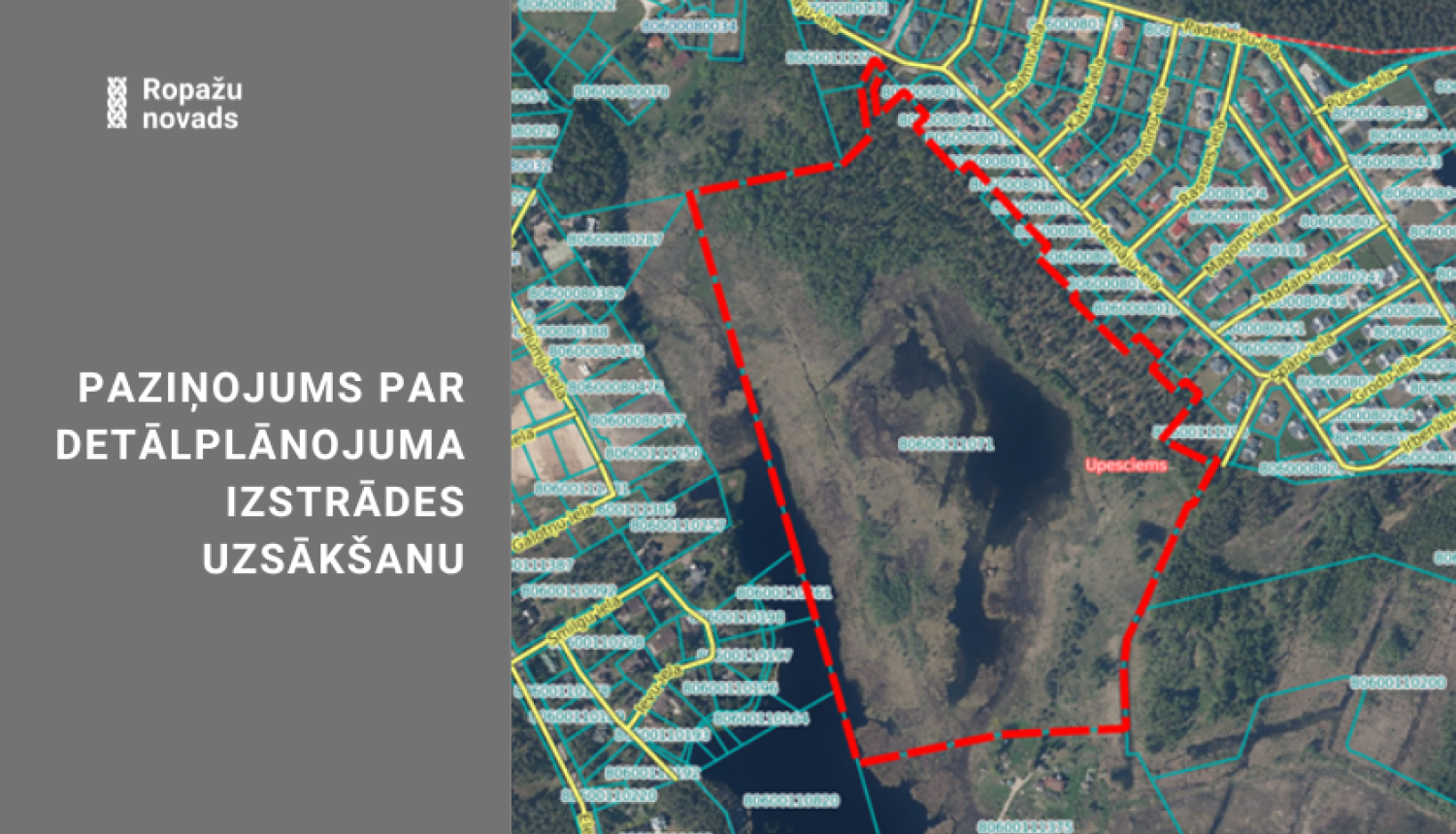 Paziņojums par detālplānojumu