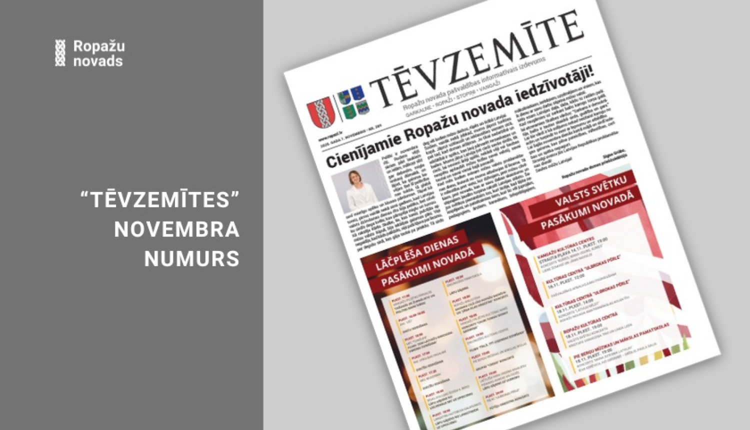 Tēvzemīte, novembris