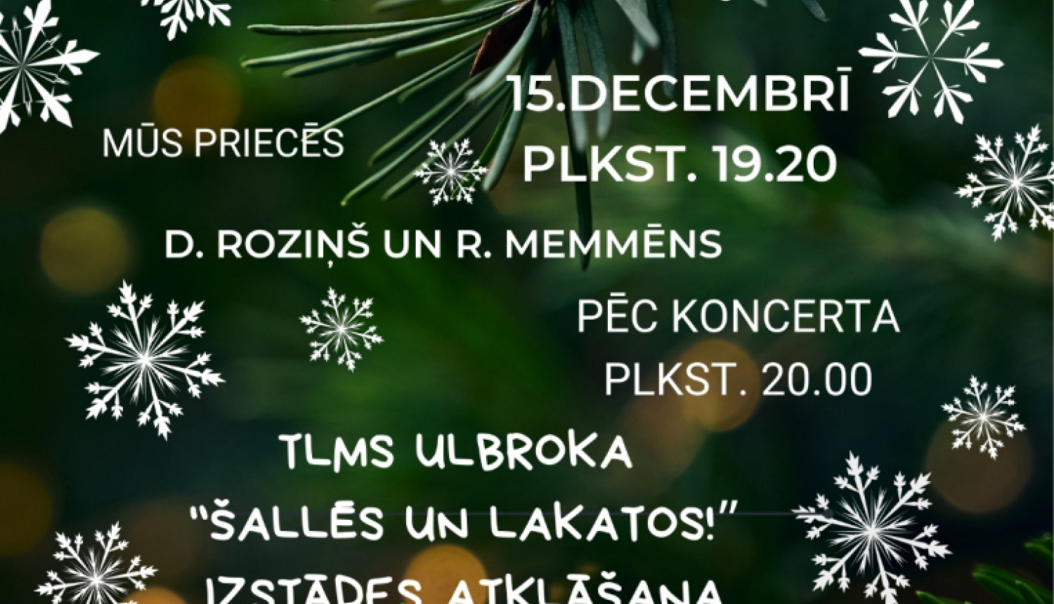 Ziemassvētku koncerts Ulrbokas RAC