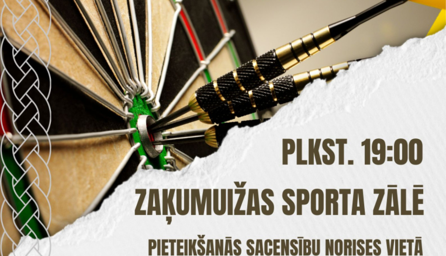 Ropažu pagasta sacensības Šautriņu spēles 501