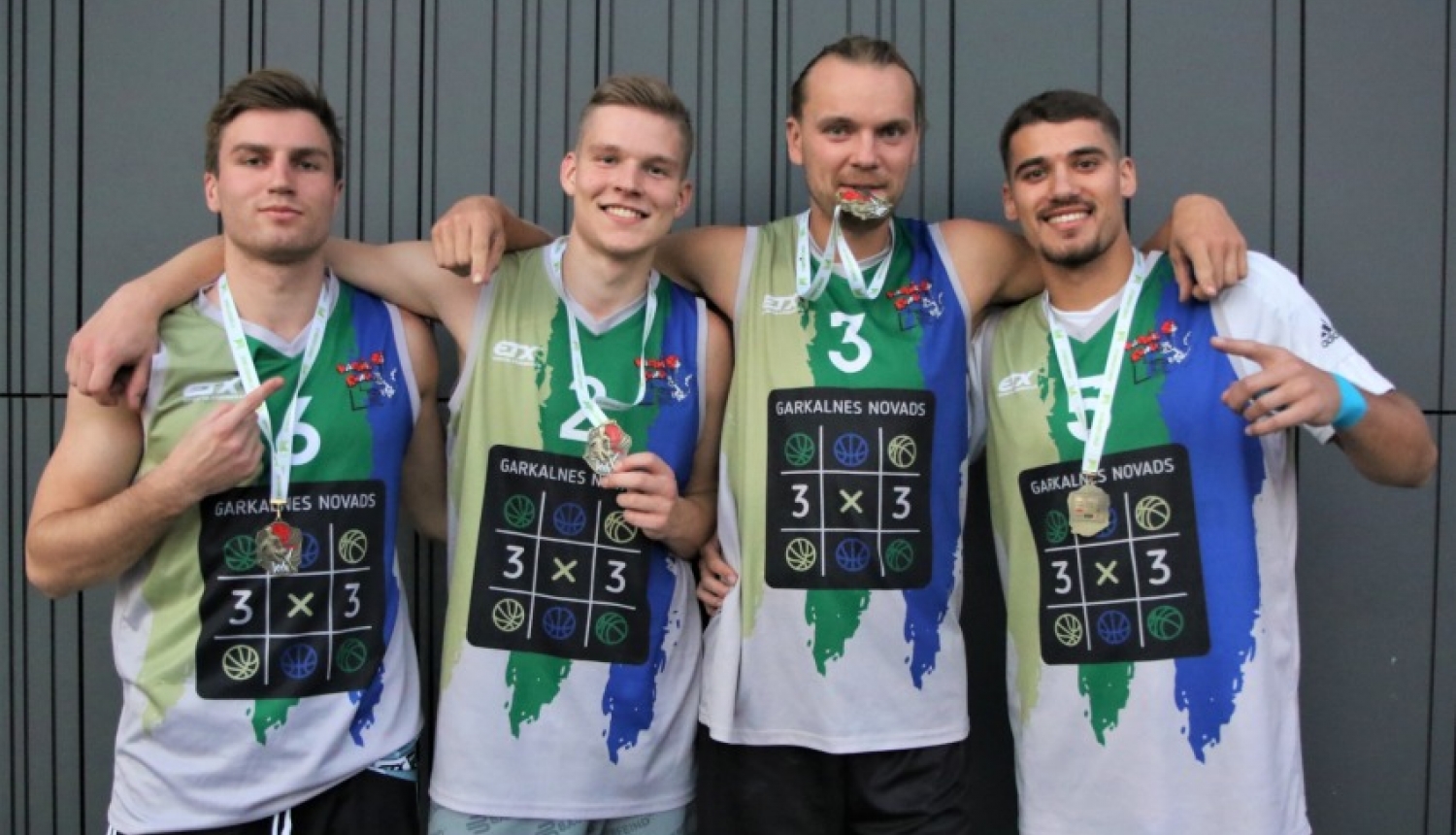 “Garkalnes runču” 3x3 basketbolisti kļūst par trīskārtējiem čempioniem