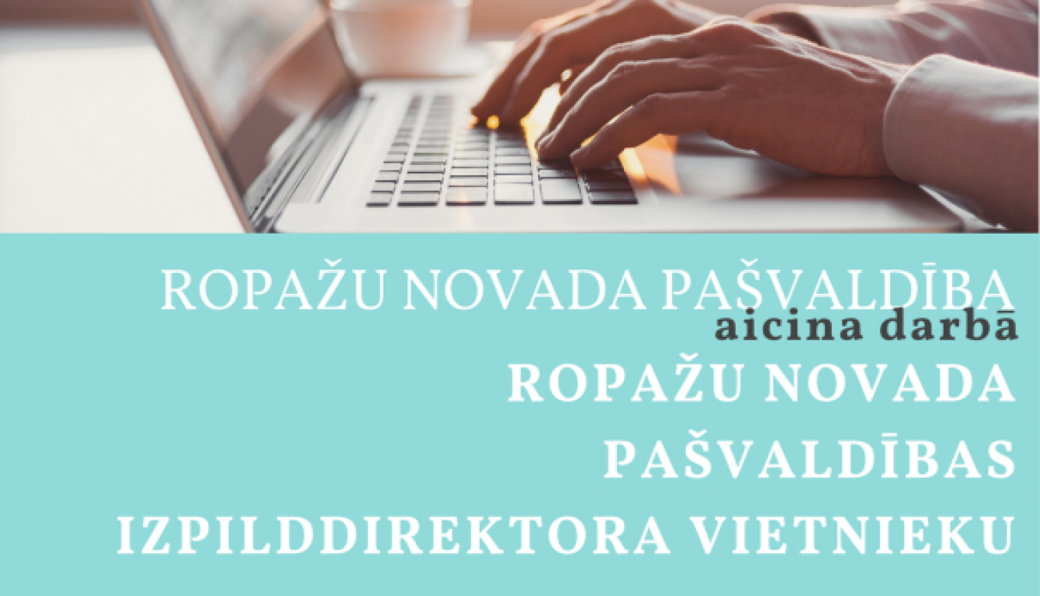 Ropažu novada pašvaldība aicina darbā Ropažu novada pašvaldības izpilddirektora vietnieku