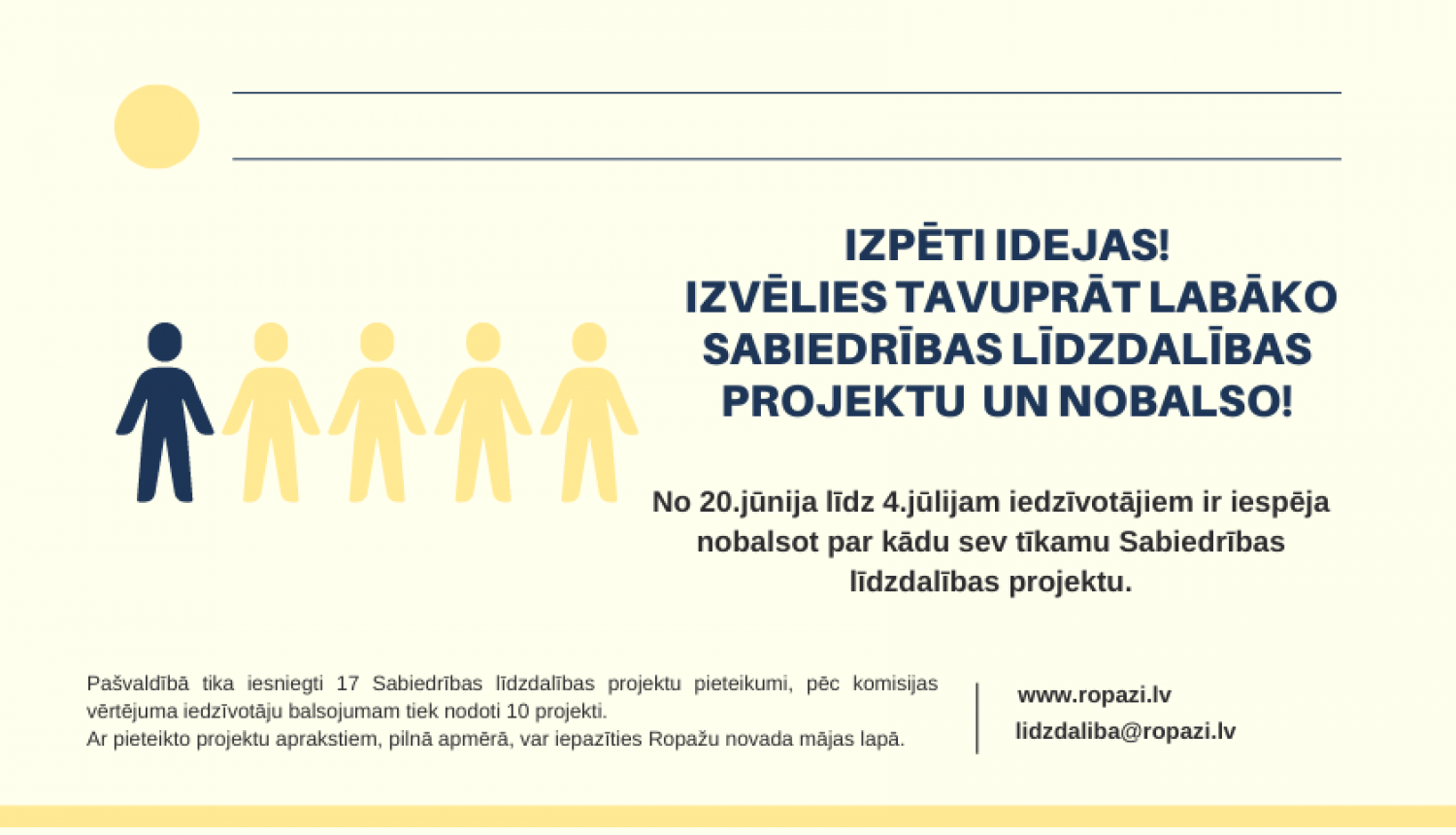 Sabiedrības līdzdalības projekti